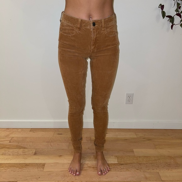 brown corduroy pants american eagle